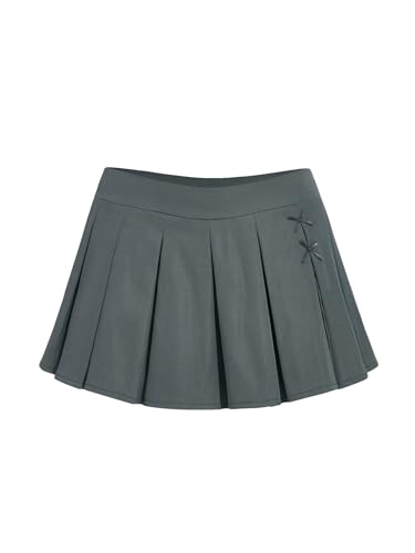 ミストレアス　Hem Race Mini Skirt 【Dark gray】 ミストレアスHem Race Mini Skirt 【Dark gray】